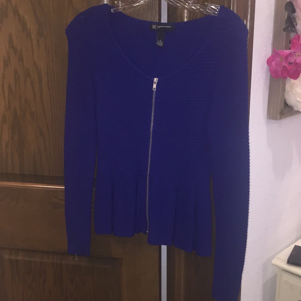 INC Dark Blue Sweater